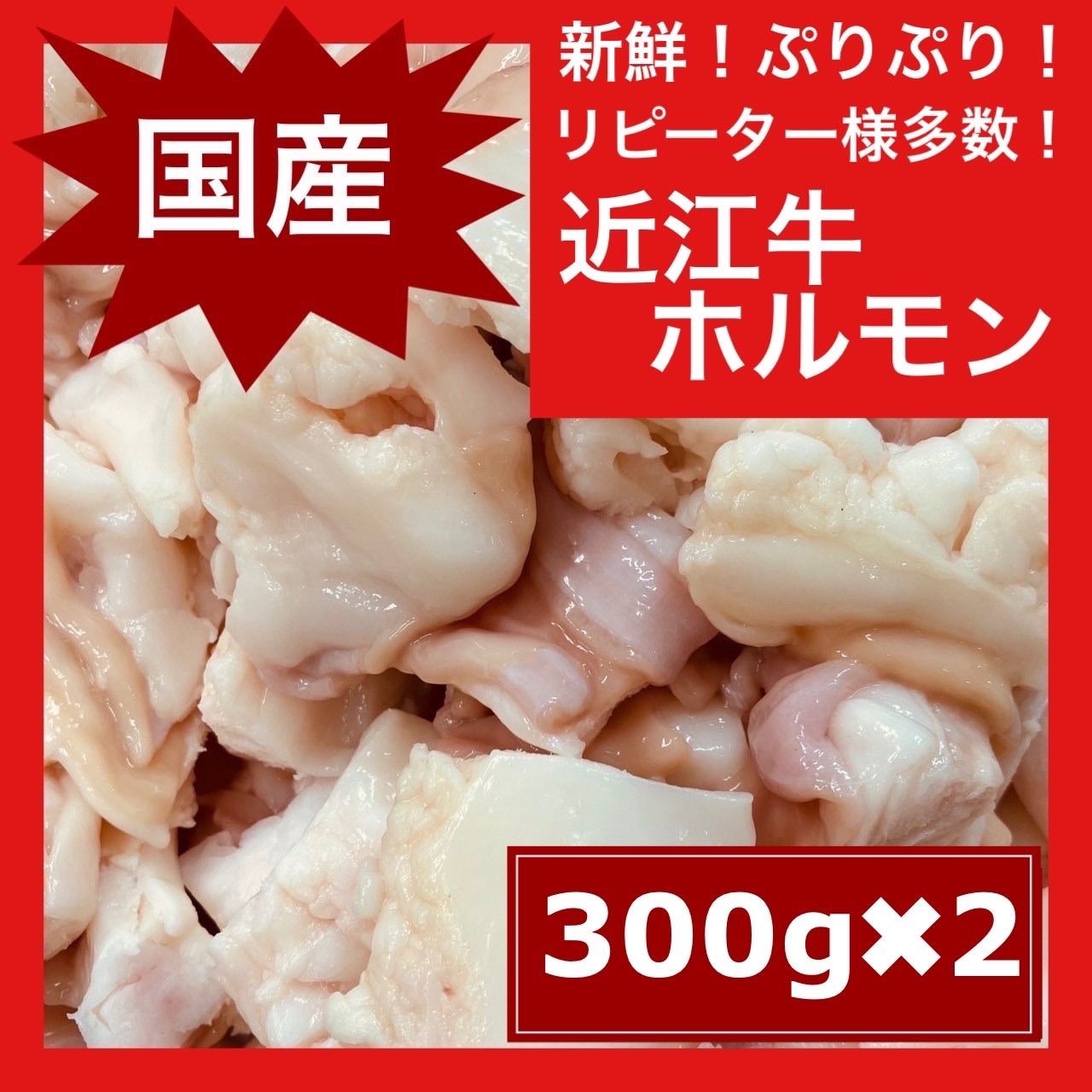 国産　新鮮！！　近江牛小腸　もつ鍋　モツ　ホルモン　鉄板焼　小腸　ホソ-0