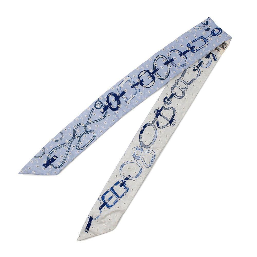 エルメス スカーフ ツイリー ド レ ブックル ブロデリー アングレーズDo Re Boucles Broderie Anglaise 2025春夏