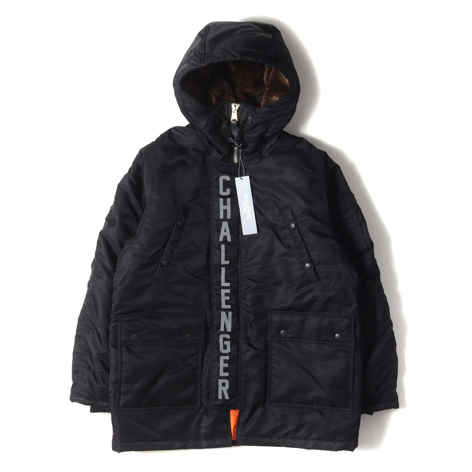 【美品】CHALLENGER チャレンジャー ジャケット サイズ:S / 24AW プリマロフト クラシック フライトジャケット (CLASSIC FLIGHT JACKET) / ブラック 黒 / アウター コート ブルゾン 上着【メンズ】【中古