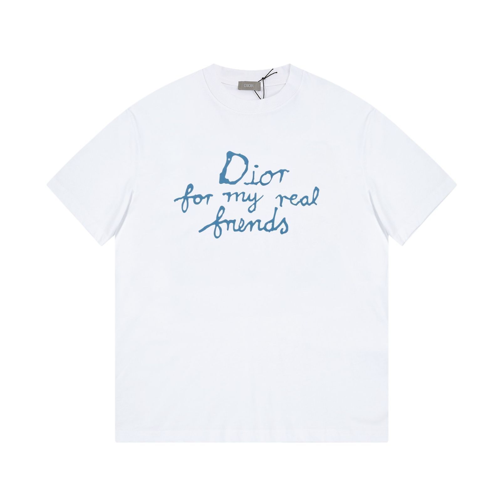 【要在庫確認】DIOR ホワイト クルーネック Tシャツ 12ee2a4826d3ff9b5a5df4a2122f1c