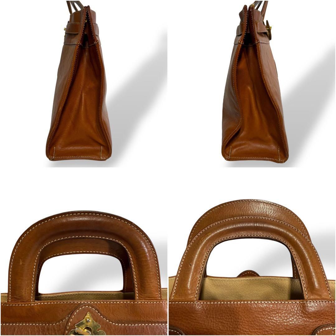 美品】POLLINI ポリーニ 本革 レザー 2way ビジネスバッグ  