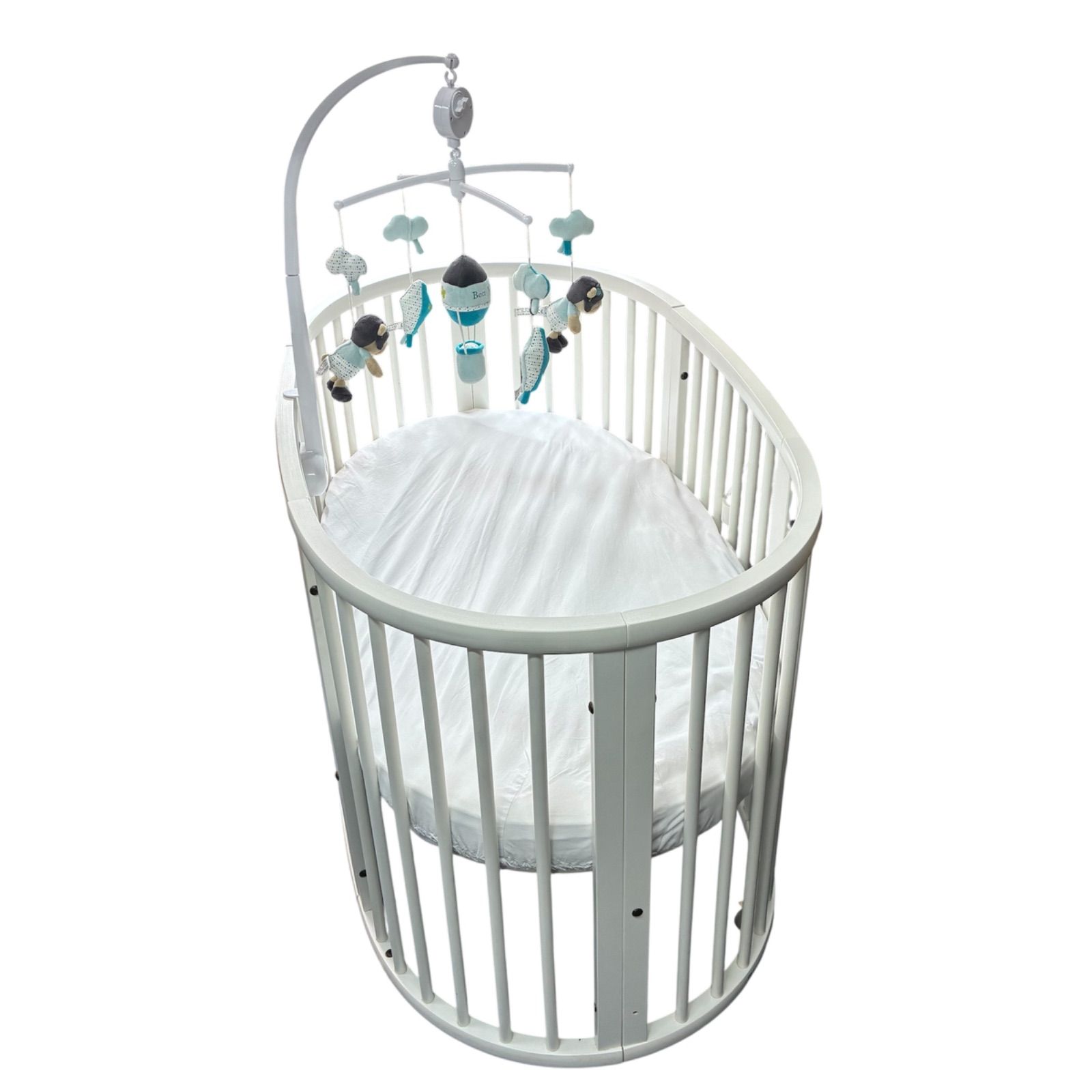極美品！stokke ストッケ　ベビーベッド　スリーピー V2 ホワイト ストッケ STOKKE スリーピー ベッドセット ホワイト ブリベビ通販