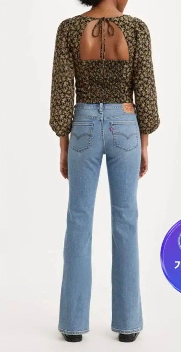 LEVI S リーバイス スーパーローライズ ストレートブーツカット デニム