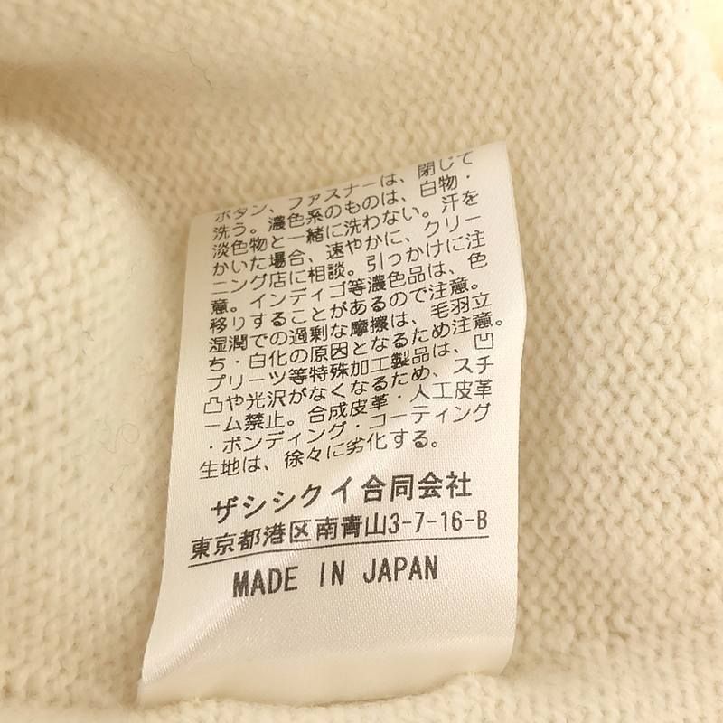 THE SHISHIKUI / シシクイ | ウール カシミヤ クルーネックニット | F | ホワイト | レディース THE SHISHIKUI / シシクイ | ウール カシミヤ クルーネック