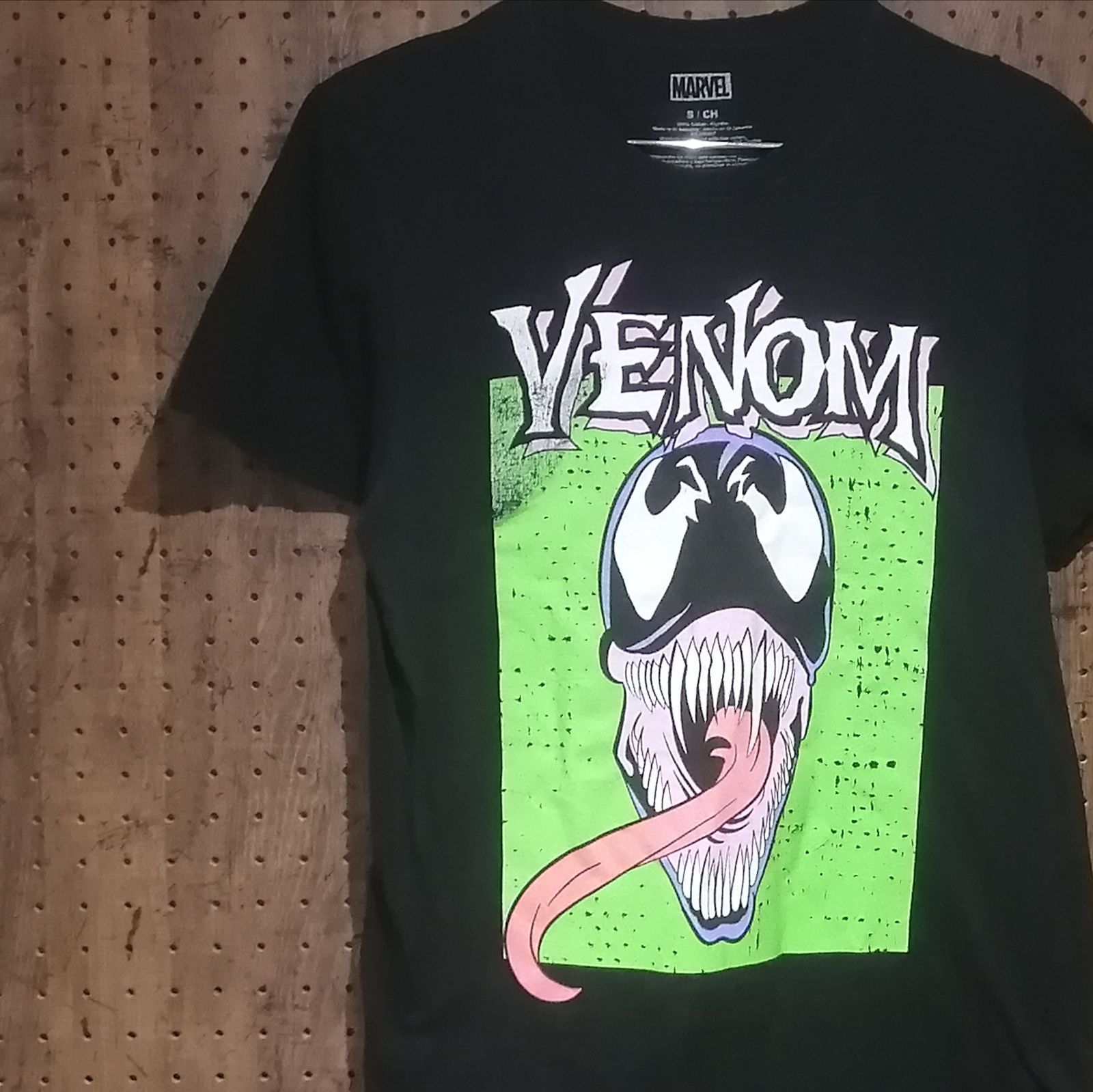 MARVEL マーベル VENOM（ヴェノム）顔プリントTシャツ サイズS - メルカリ