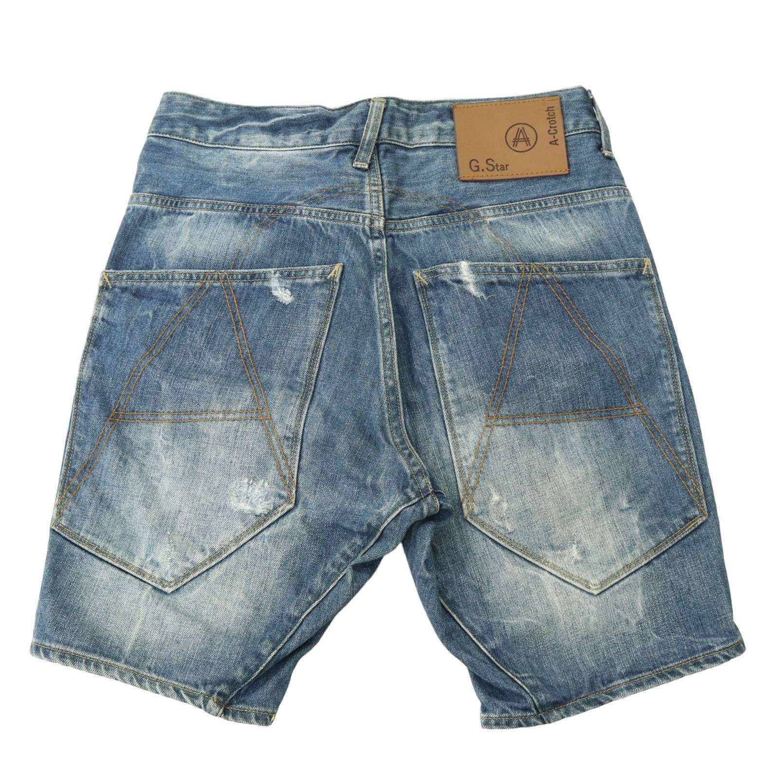 A-Crotch ☆ジースター☆A-CROTCH デニム ハーフパンツ w32/G-STAR RAW 