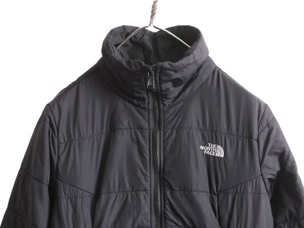 【お得なクーポン配布中!】 US企画 ノースフェイス 中綿 キルティング ナイロン ジャケット レディース XS 古着 The North Face  ジャンパー フルジップ アウトドア 黒