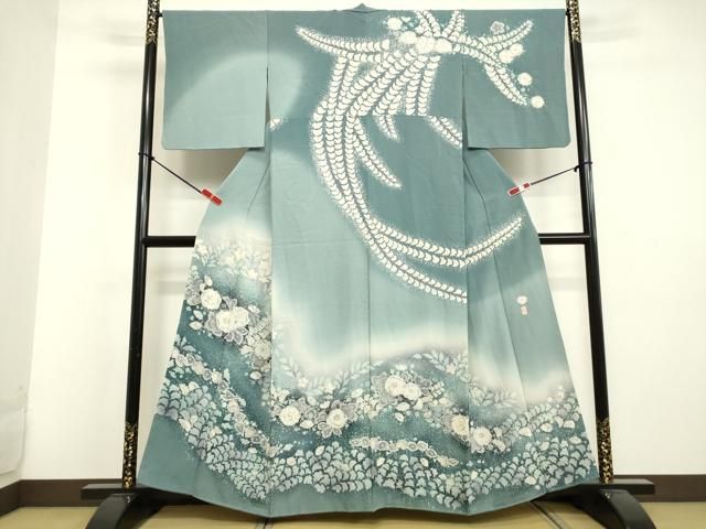 平和屋着物○越後十日町の一流染匠 桐屋・翠山工房 訪問着 絞り 辻が花