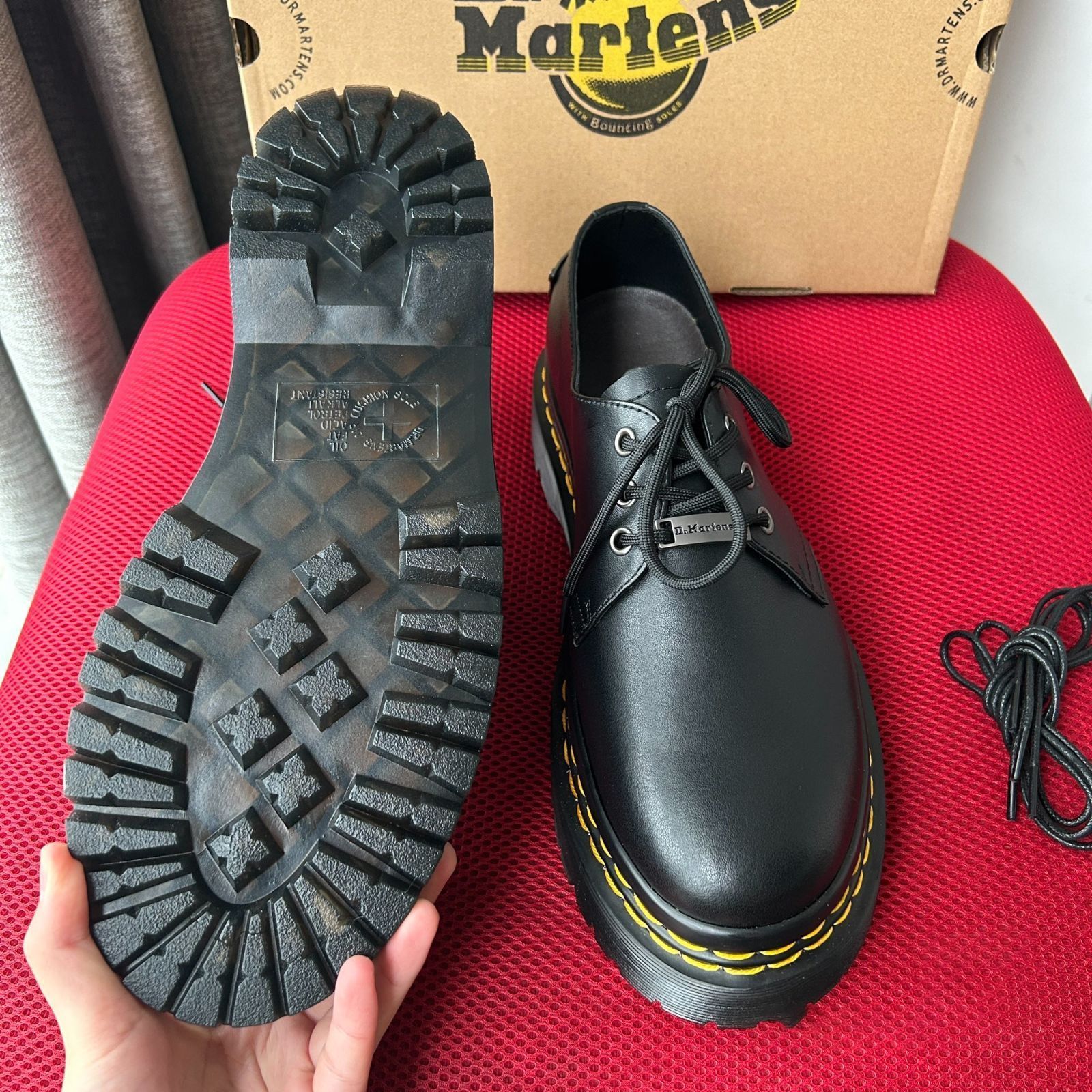 Dr.Martens 3ホールシューズ厚底箱付き