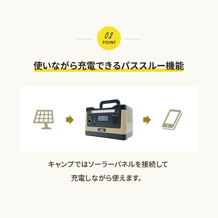 キャリライク ポータブル電源 150，000mA/540wh 【新品】キャリライク