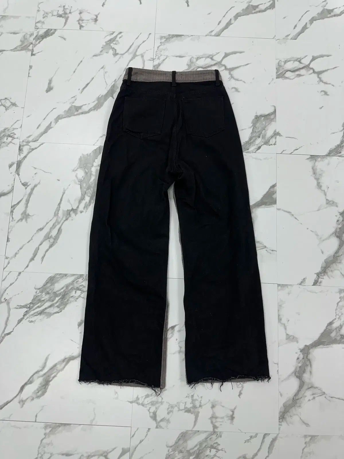 THE ILMA 더일마 コーデュロイ ツートン デニム パンツ