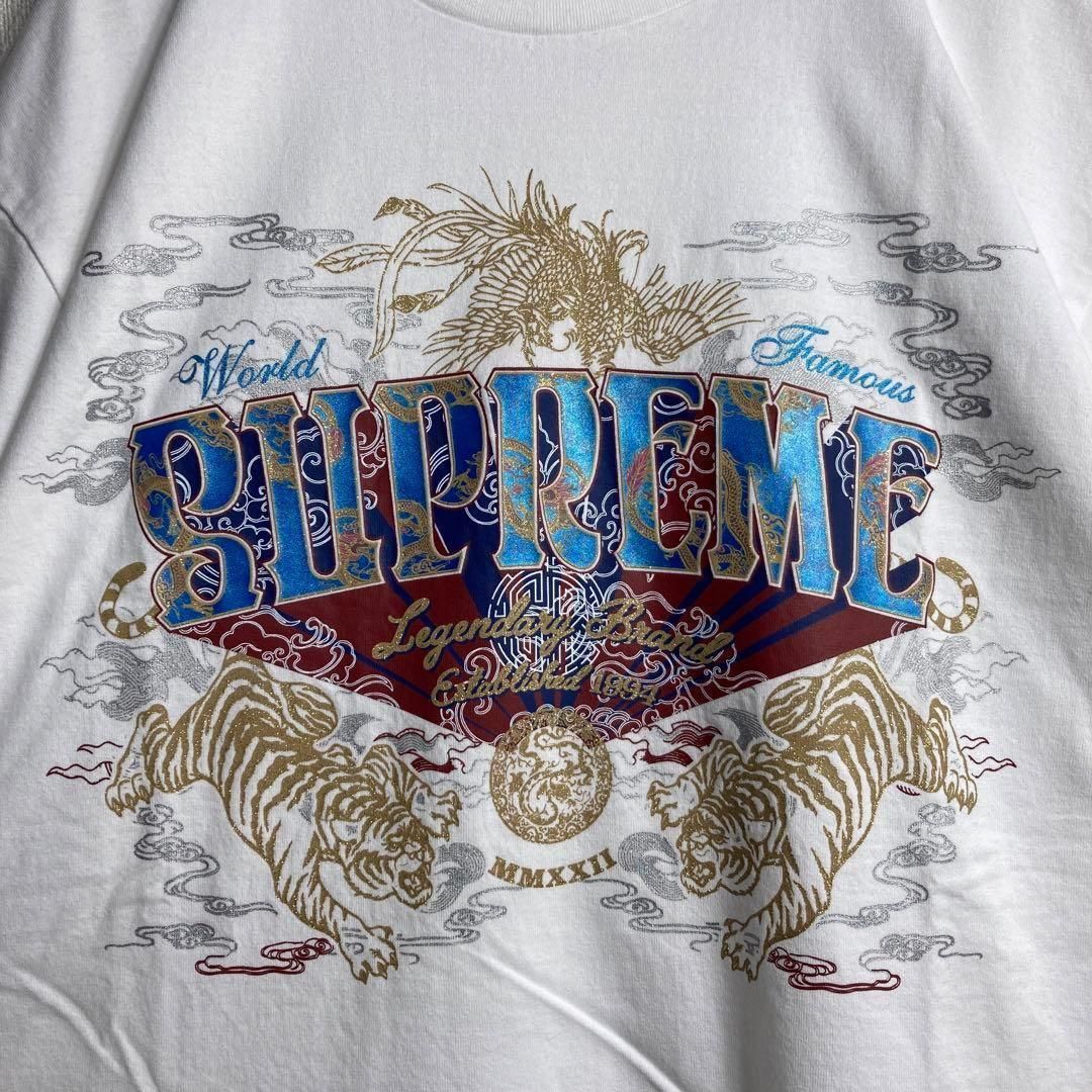 999【希少XLサイズ】シュプリーム♤ビッグロゴ　人気即完売品半袖Tシャツ 即完売モデル】シュプリーム ビッグロゴ 希少 入手困難 TシャXL