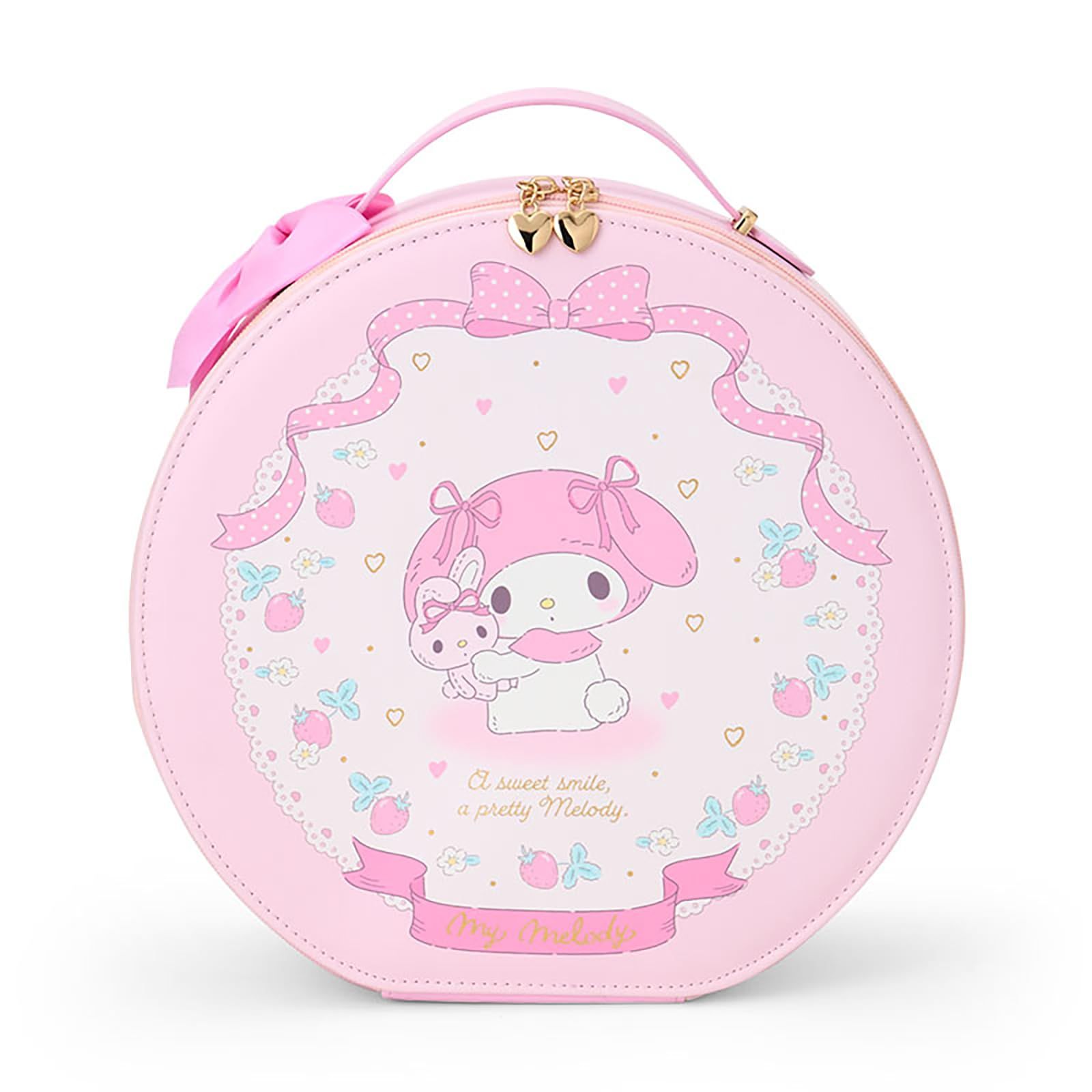 サンリオ(SANRIO) メイクボックス マイメロディ 化粧品収納 持ち手付き