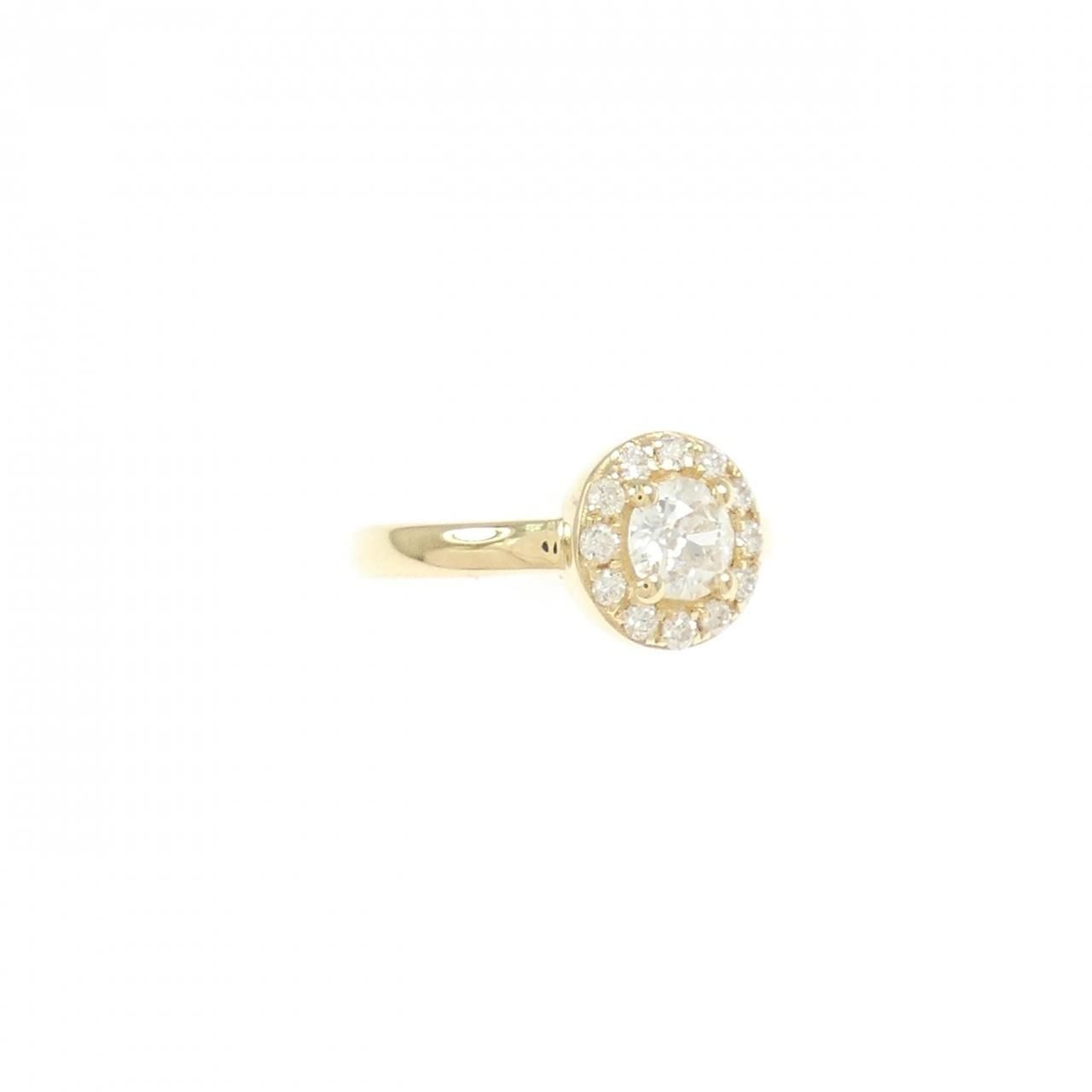 K18YG ダイヤモンド イヤーカフ 0.13CT 片耳