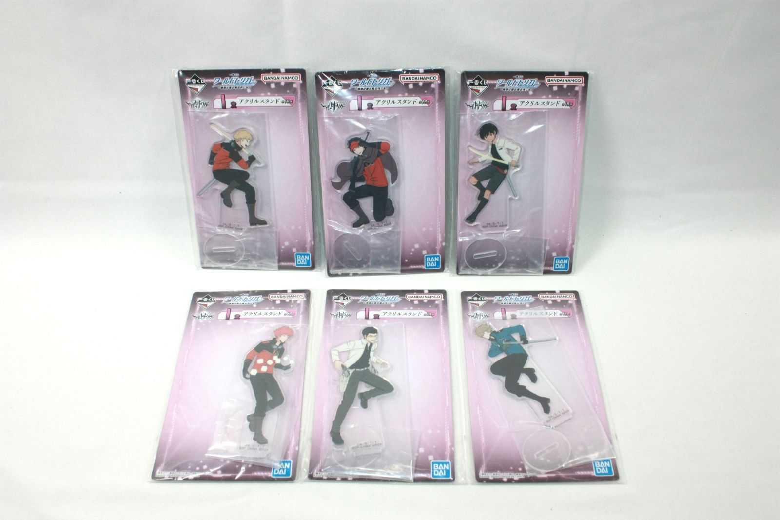 ワールドトリガー　一番くじ　アクスタ　コンプリート　セット 生駒隊コンプセット ワールドトリガー 一番くじ - メルカリ