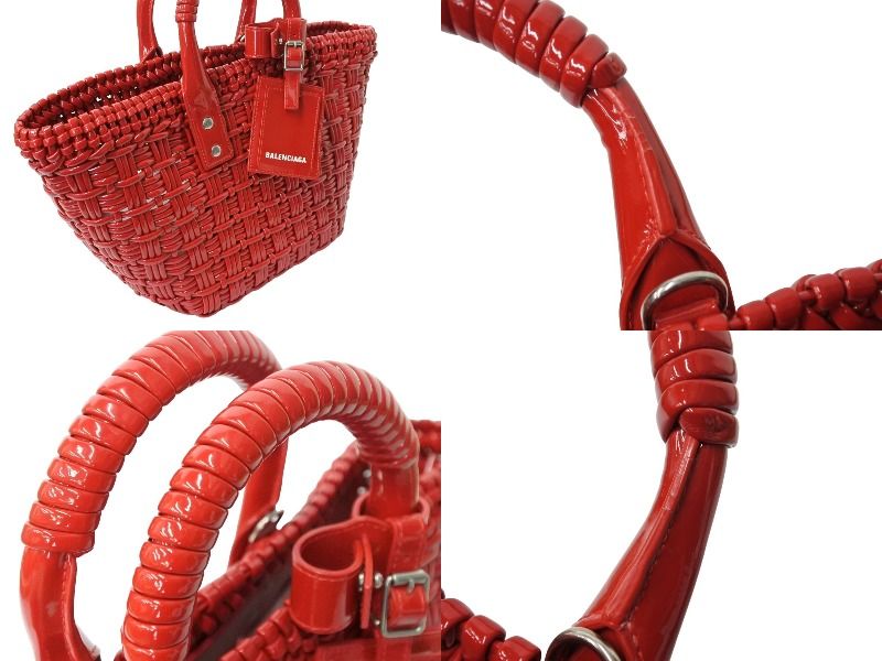極美品 BALENCIAGA バレンシアガ ビストロ バスケットバッグ