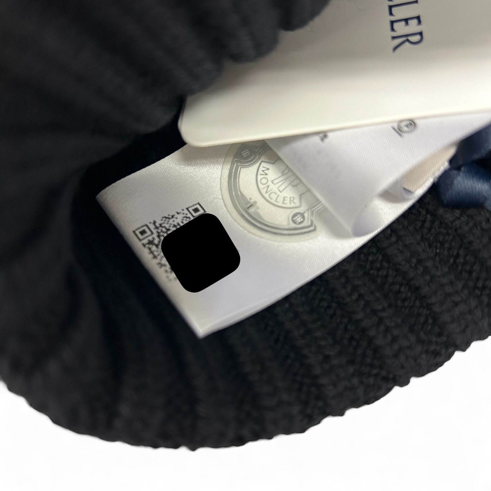MONCLER ロゴパッチ 5ゲージ ウール ニットキャップ ビーニー BERRETTO | MONCLER(モンクレール) / 帽子 ニットキャップ