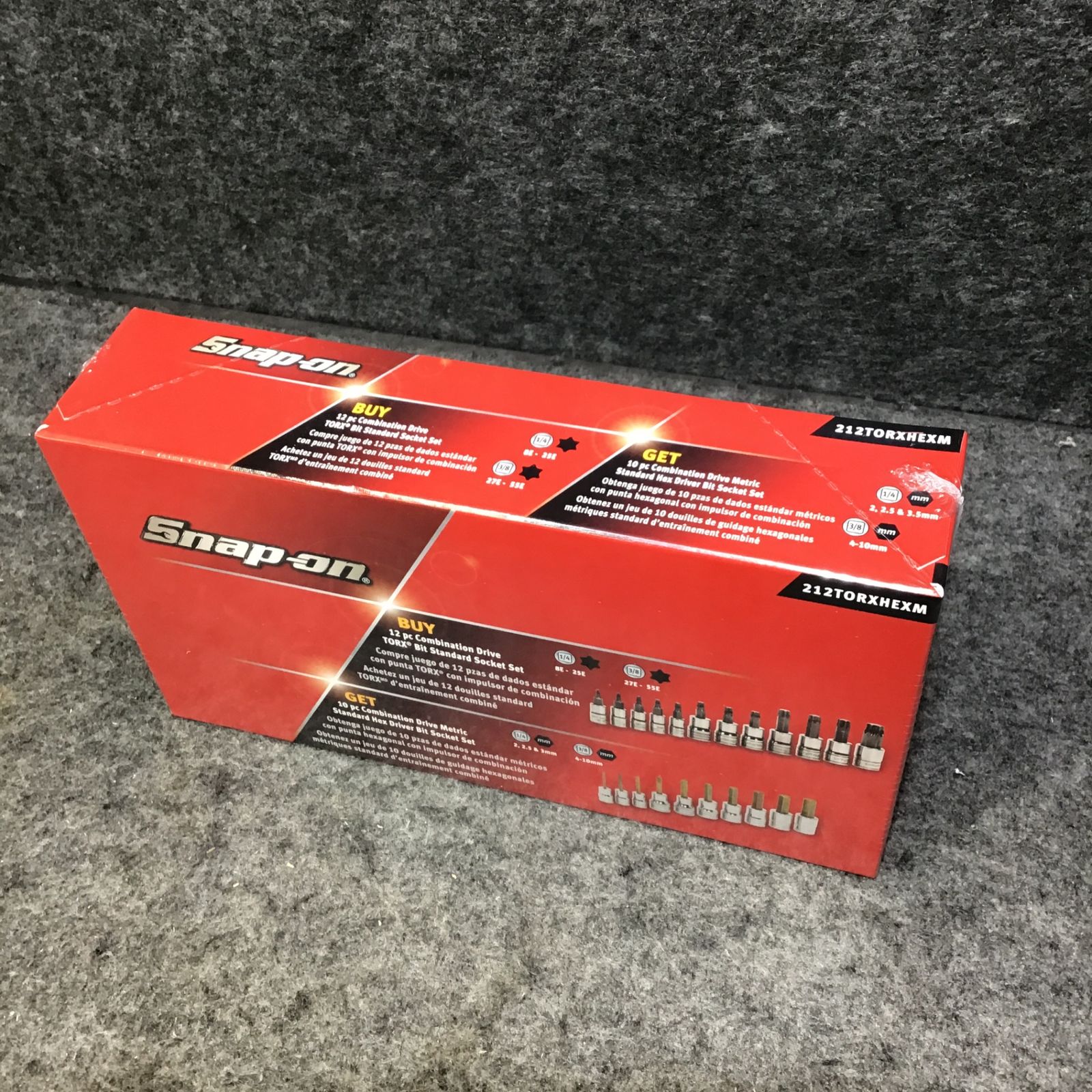 スナッフオン　Snap-onヘックスキー11本セット未使用ケース付 未使用・未開封品】スナップオン(Snap-on) ヘックスソケット