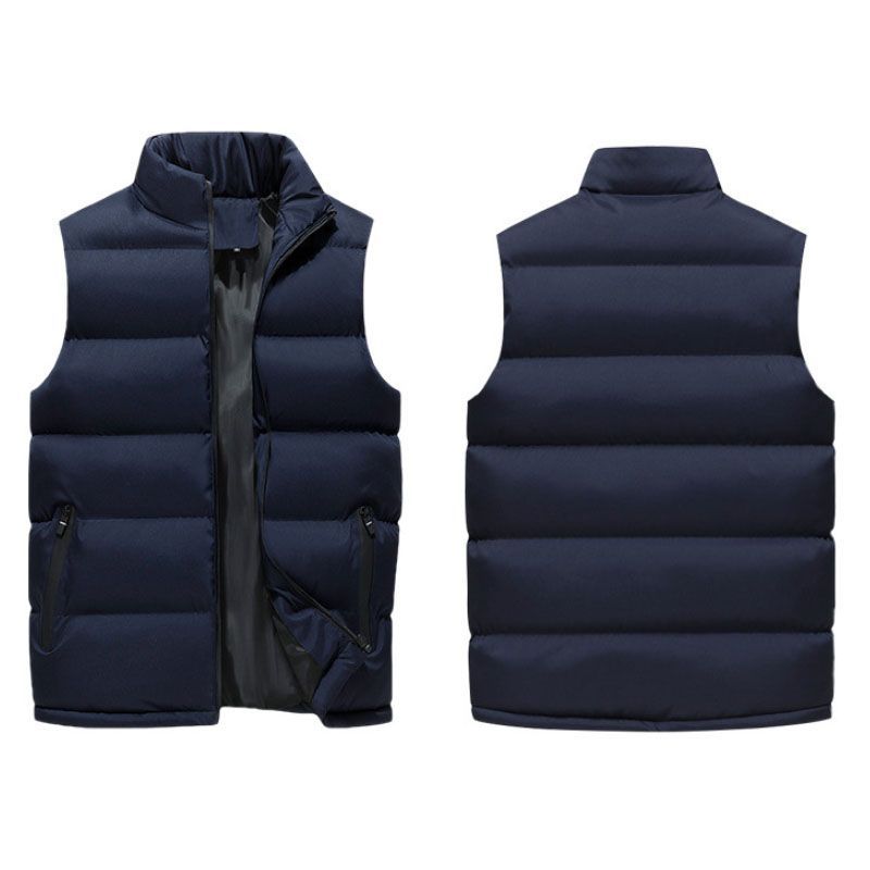 モンベル プラズマ1000 ダウン ベスト L ブルー スタッフバッグなし