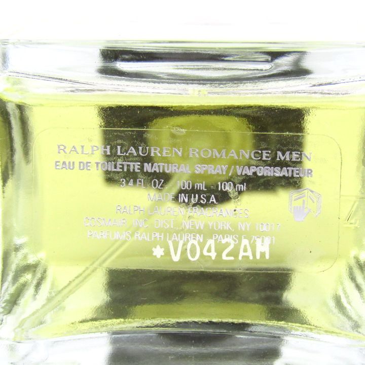 ラルフローレン 香水 ロマンス メン オードトワレ EDT 若干使用