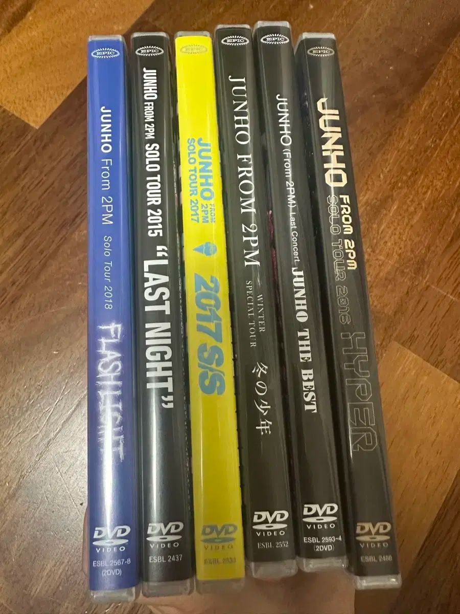 イ ジュノ LEE JUNHO コンサート 日本 通常版 DVD 6 種