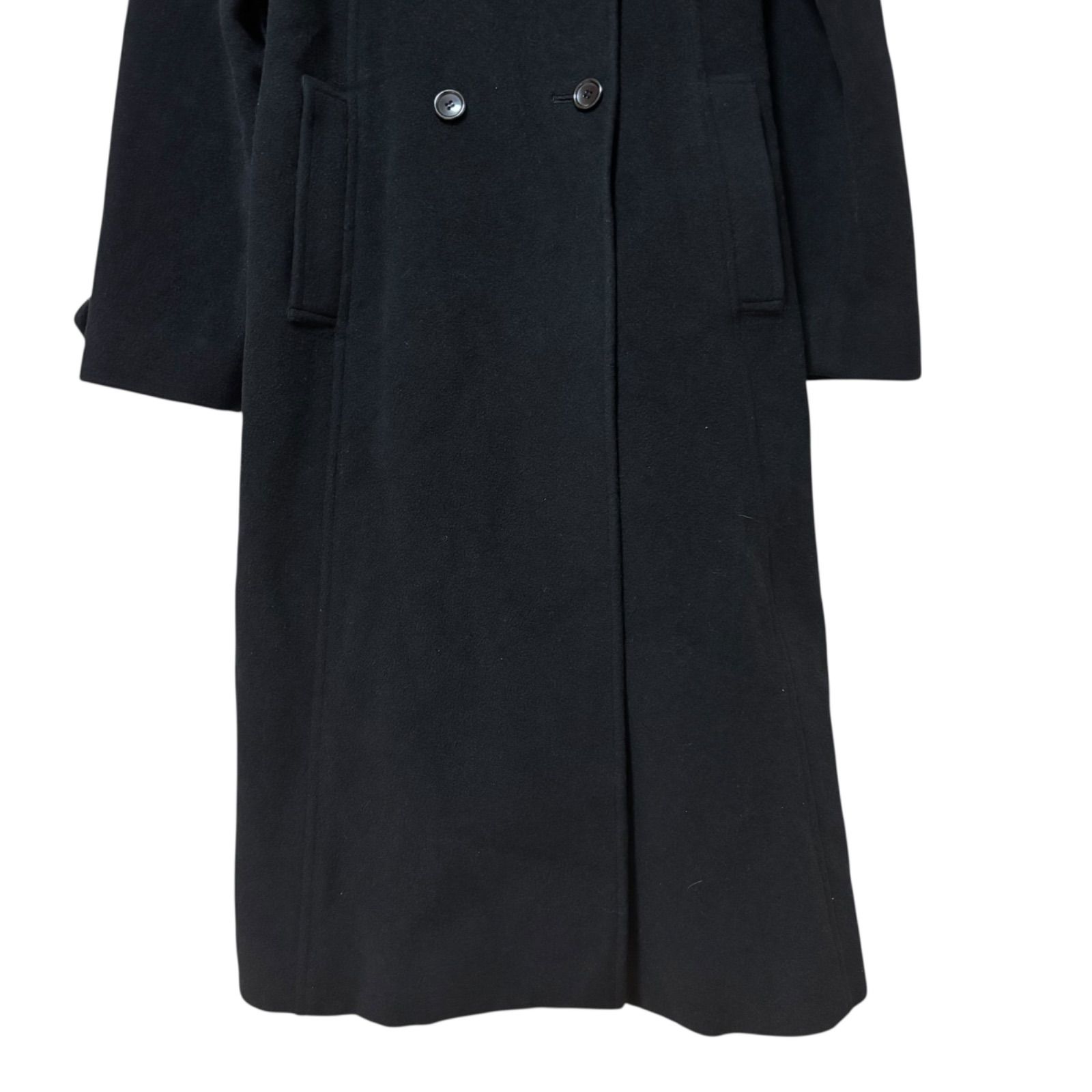 RE242 COMME ÇA DU MODE コムサデモード ロングコート ブラック ウール