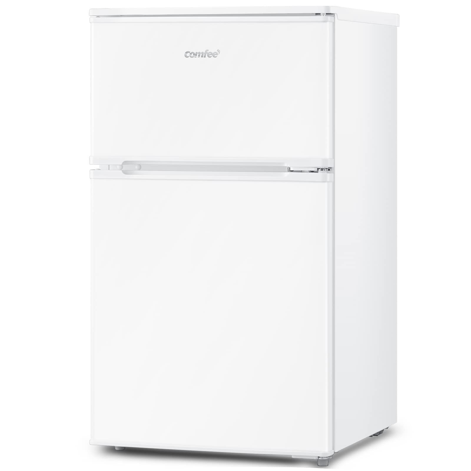 COMFEE' 冷蔵庫 90L 2ドア 右開き ホワイト RCT90WH/E - 冷蔵庫