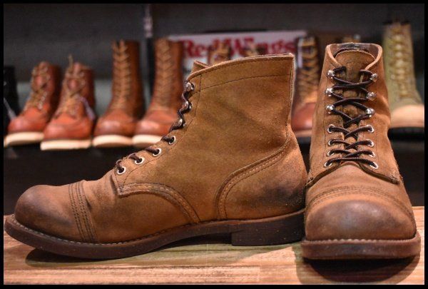 8D 良品 17年】レッドウィング 8113 アイアンレンジ ミュールスキナー ラフアウト アイアンレンジャー redwing HOPESMORE  【EH078】 - メルカリ