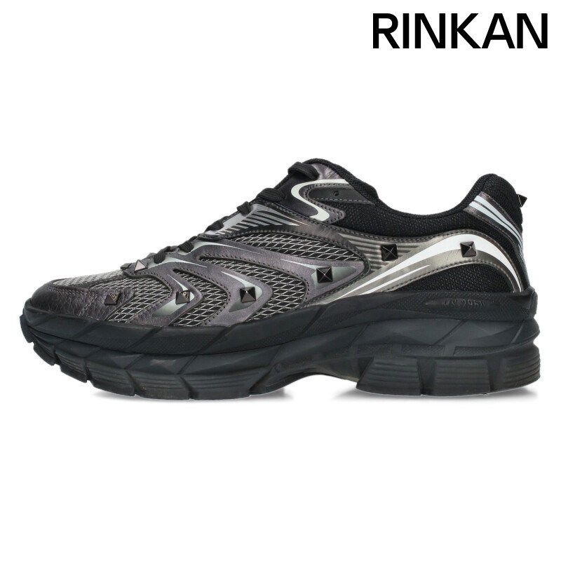 ヴァレンティノ S2F57Y2 ロックスタッズローカットスニーカー メンズ