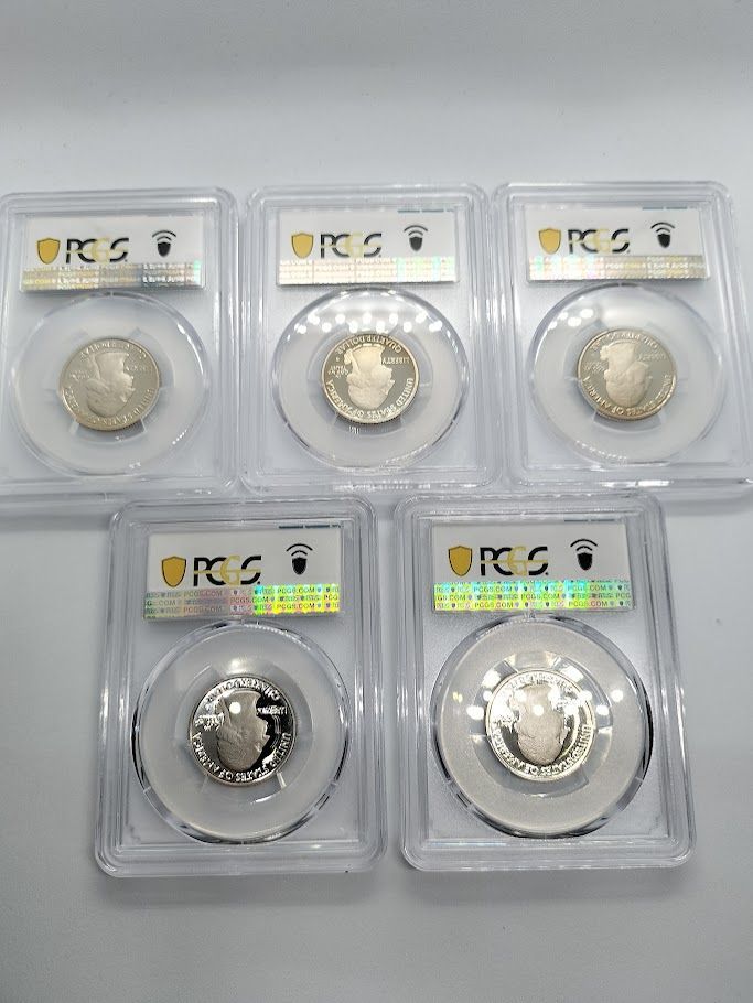 【５枚組】PCGS PR69DCAM 2014 S アメリカ・ザ・ビューティフル 5枚セット】PCGS PR69DCAM 2014 S アメリカ・ザ