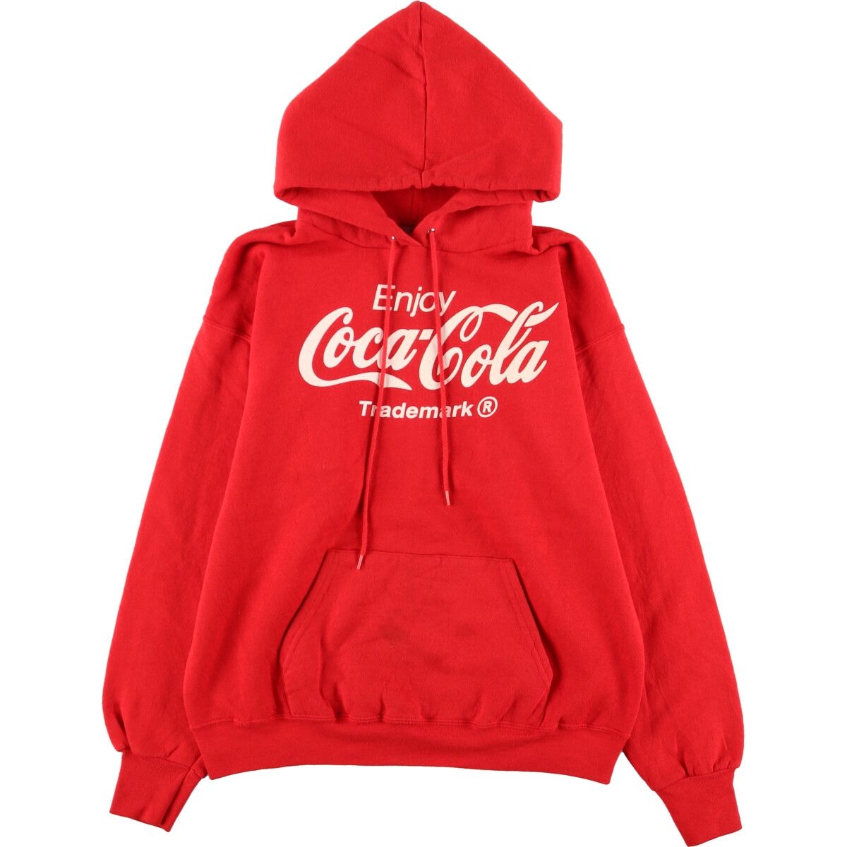 古着 コカコーラ COCA-COLA スウェットプルオーバーパーカー メンズXL/eaa364794