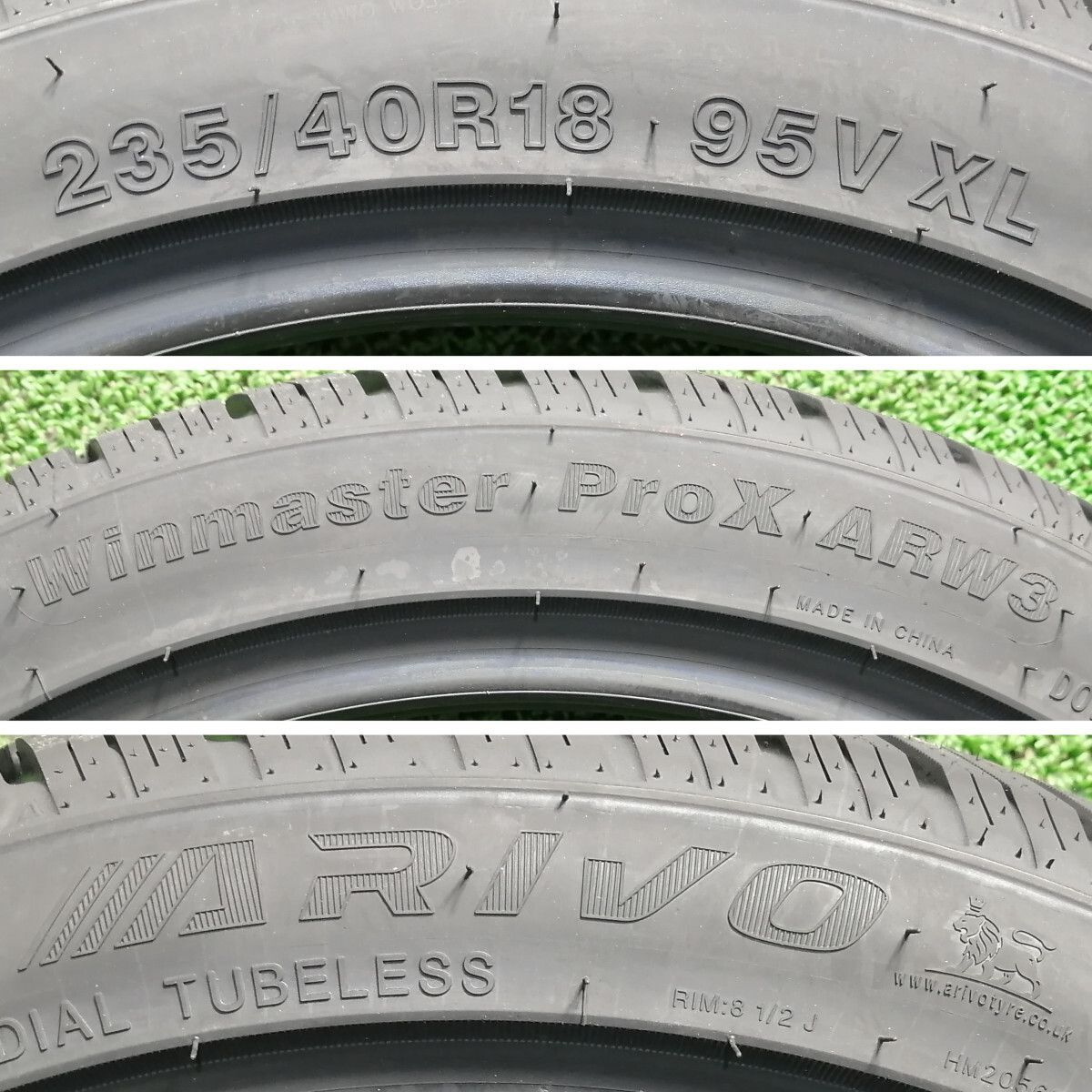  235 40 R 18 95 V XL ARIVO ARW 3 スタッドレスタイヤ 4本セット 本州 四国 九州 冬タイヤ 18インチ スタッドレス