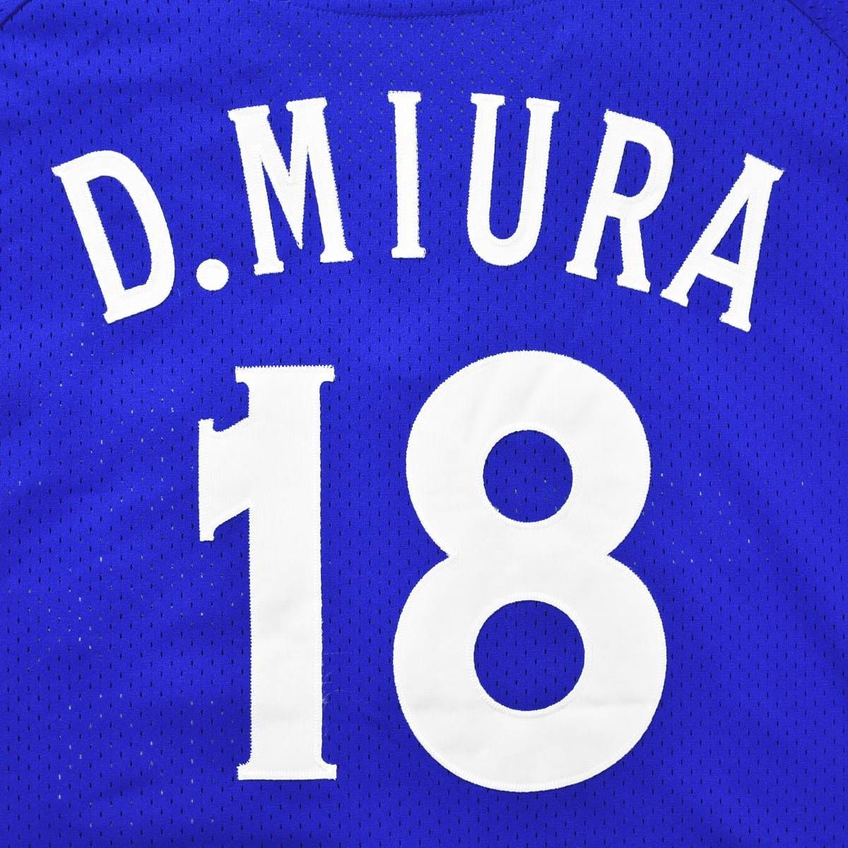 美品】 横浜 DeNA ベイスターズ 半袖 ベースボール シャツ 18番 三浦 