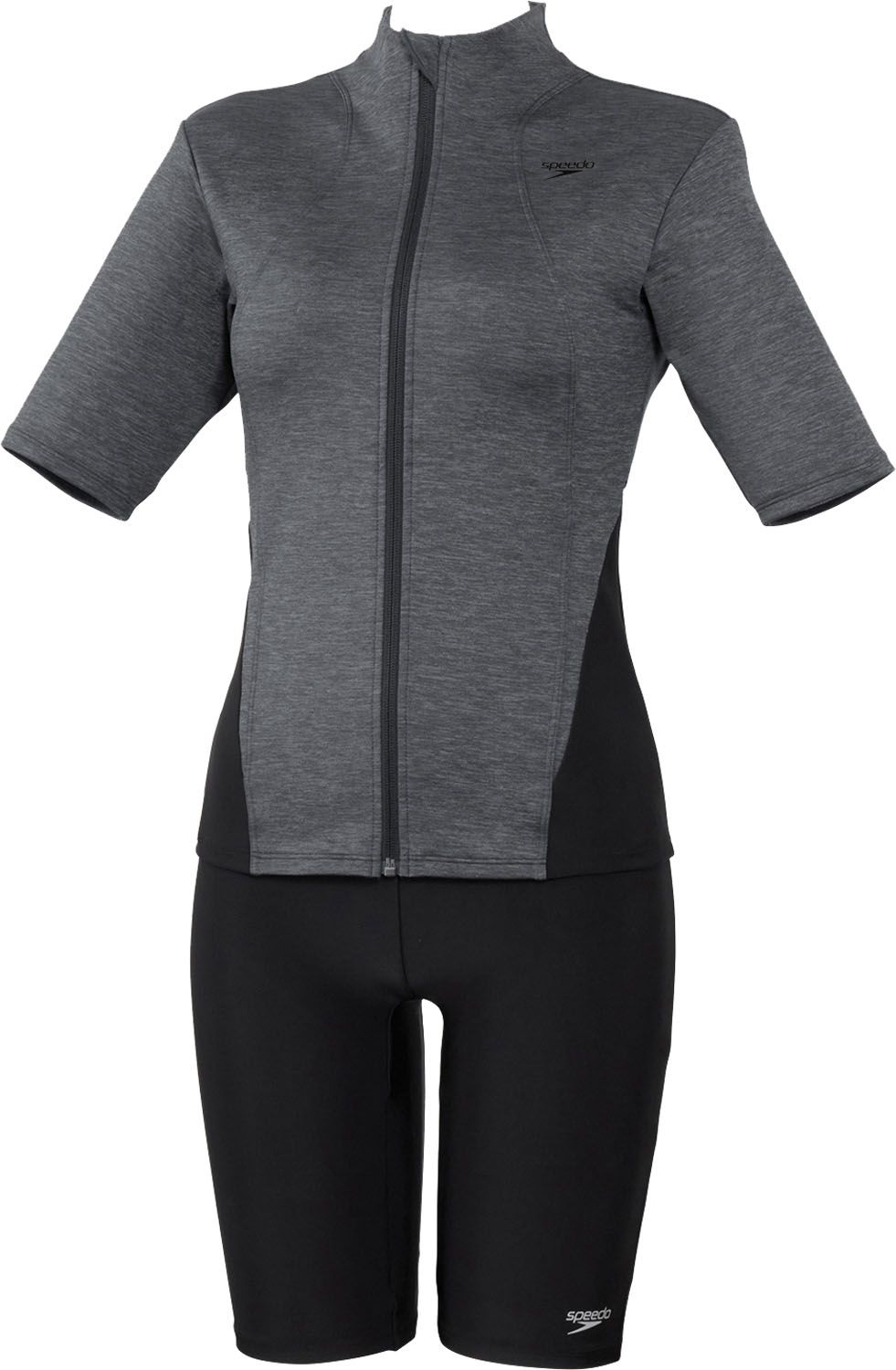 スピード Speedo スイミング SHORTSLEEVEWAVYSEPA 水泳 スイム レディース 水着 ウィメンズ 女性 セパレーツ 軽量 ストレッチ カップ付き プール フィットネス ジム SFW32565 SB サンライズブルー