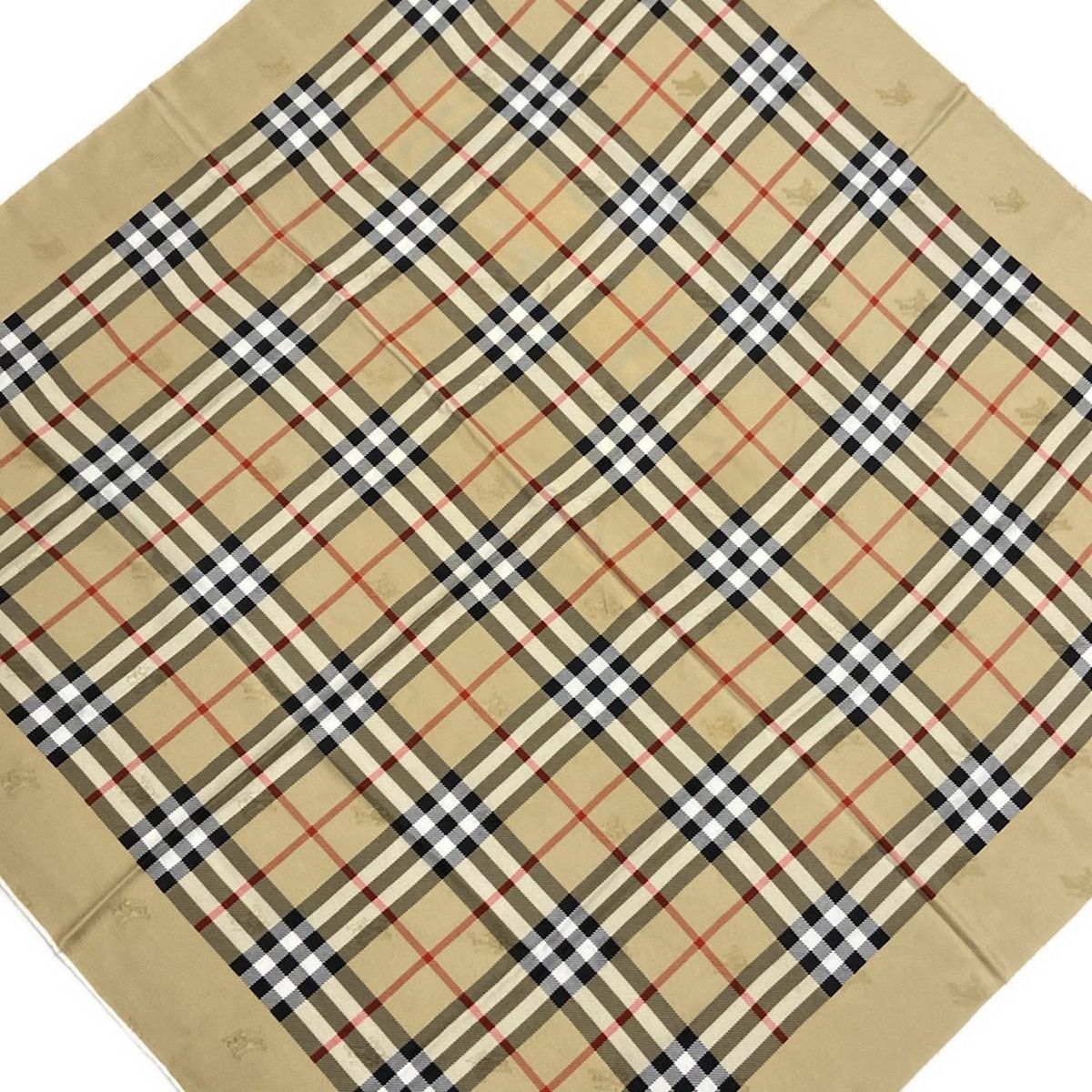 Burberry s バーバリーズ スカーフ - ライトブラウン×黒×マルチ チェック柄