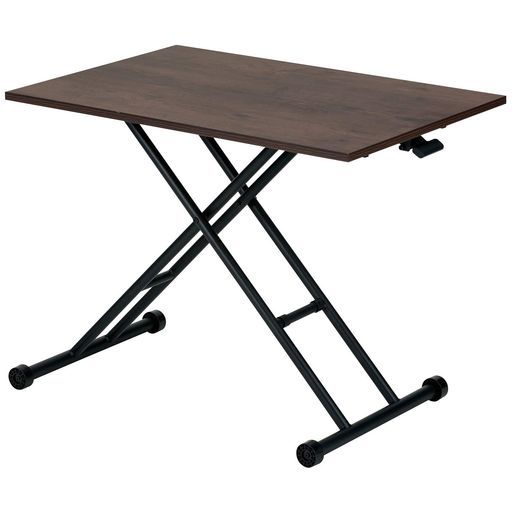 武田コーポレーションガス圧昇降式テーブル9060BRブラウン90x60x71.5cm