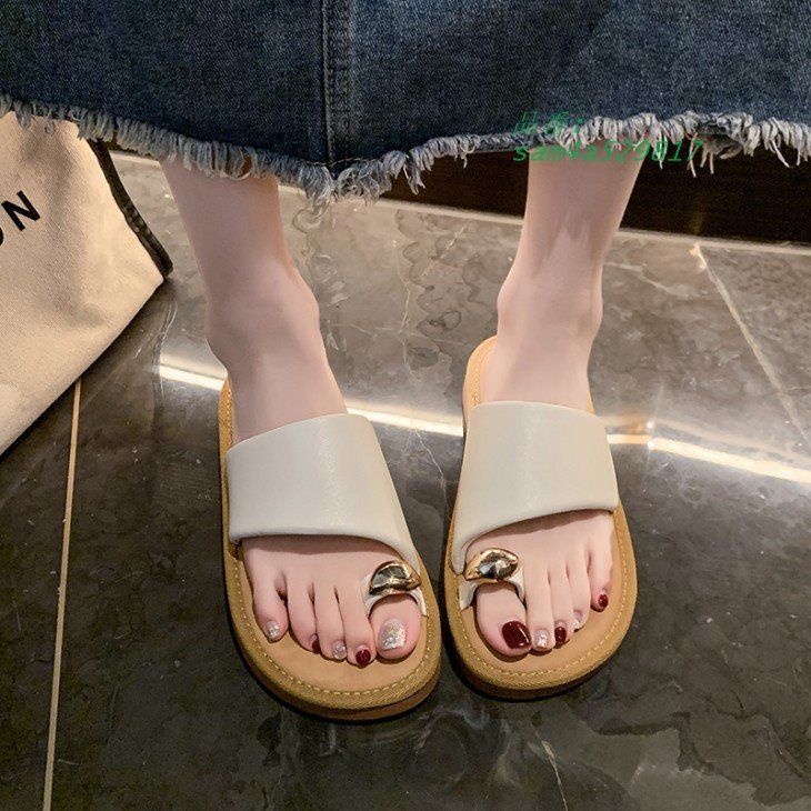 トングサンダル フラット