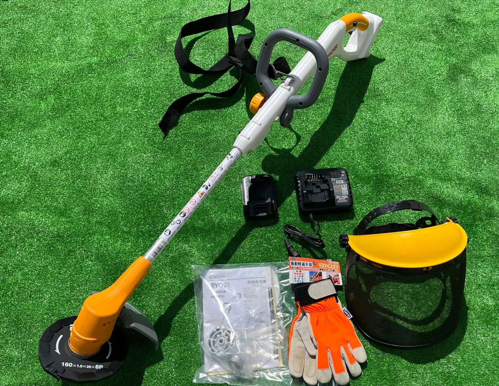 RYOBI 充電式刈払機 BK-1800 充電器 バッテリー1個