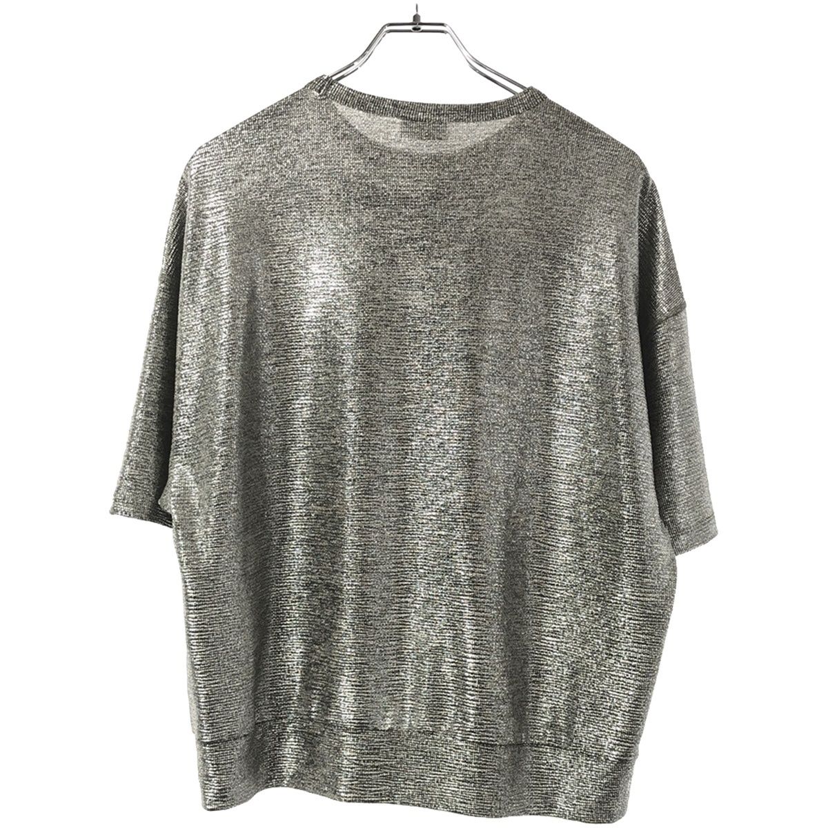DRIES VAN NOTEN ドリスヴァンノッテン 20SS グリッターニットTシャツ 