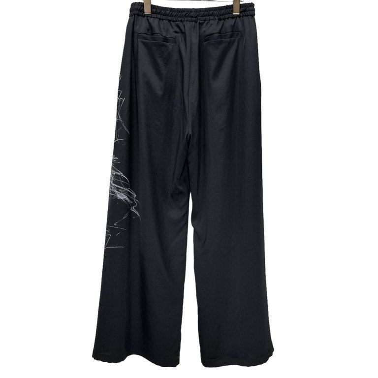TAAKK 23AW DRAWING PRINT TROUSERS ドローイングプリントドロー