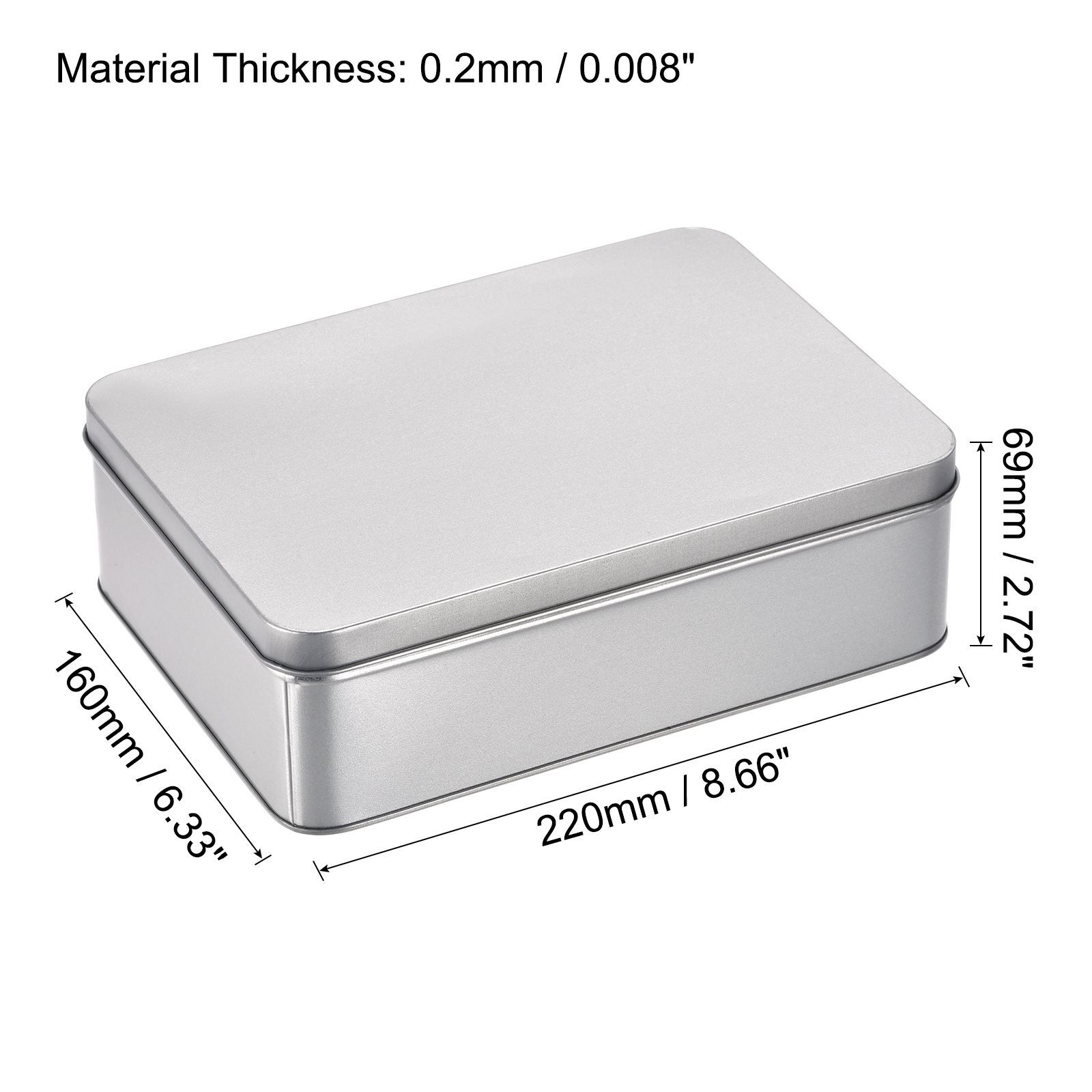 ３段収納BOX☆アルミ缶☆ブリキ缶☆シルバー Amazon｜WestKaiba 4個セット ブリキ缶 ミニボックス メタル