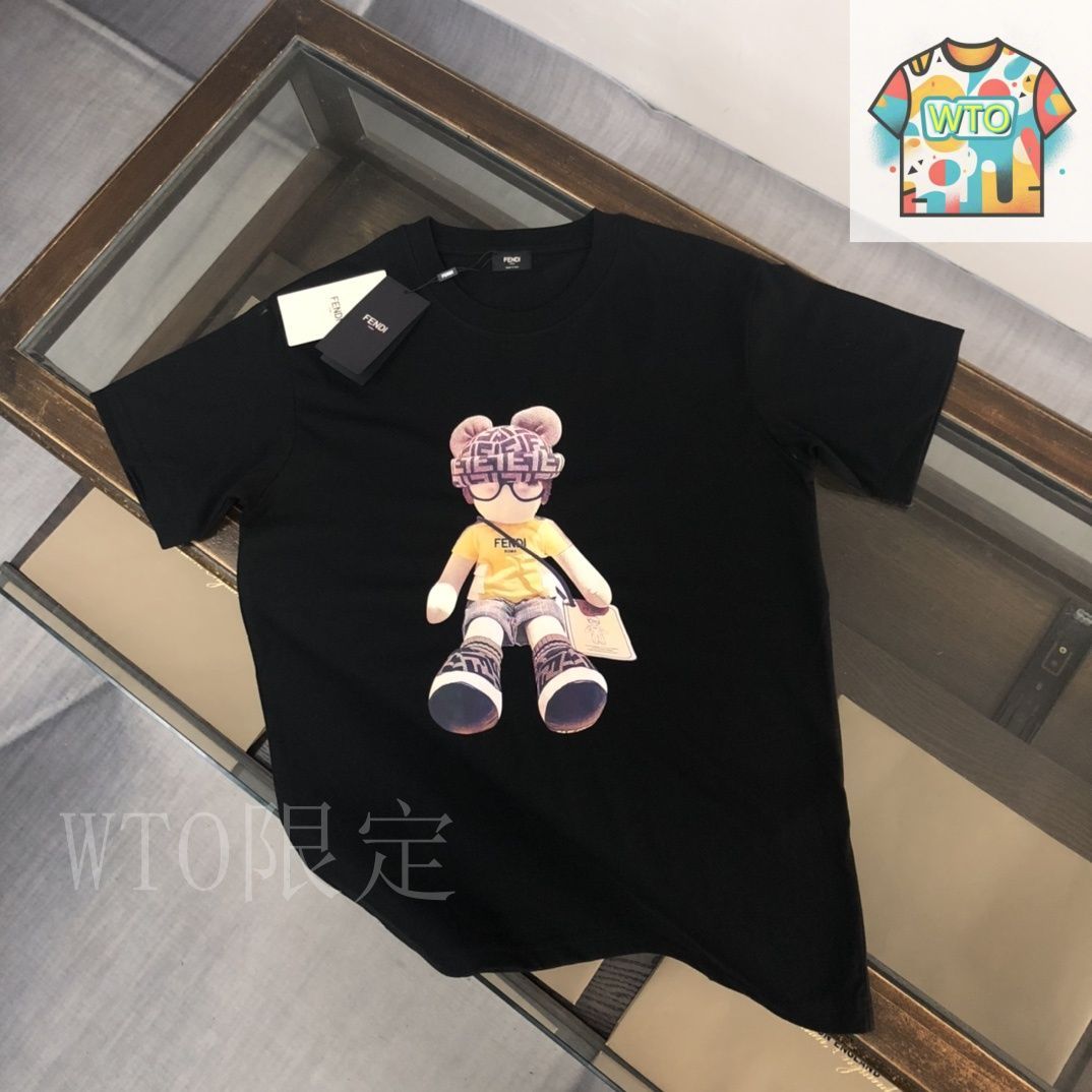 Fendi FUNデザイン Tシャツ 18M 今日特価】FENDI Fun Logo アンダーシャツ - メルカリ