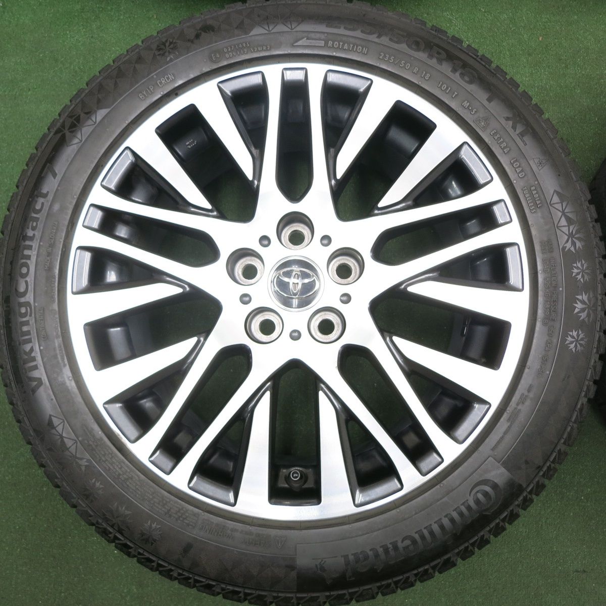 送料無料* バリ溝！21年！9.5分☆トヨタ 30系 アルファード SC