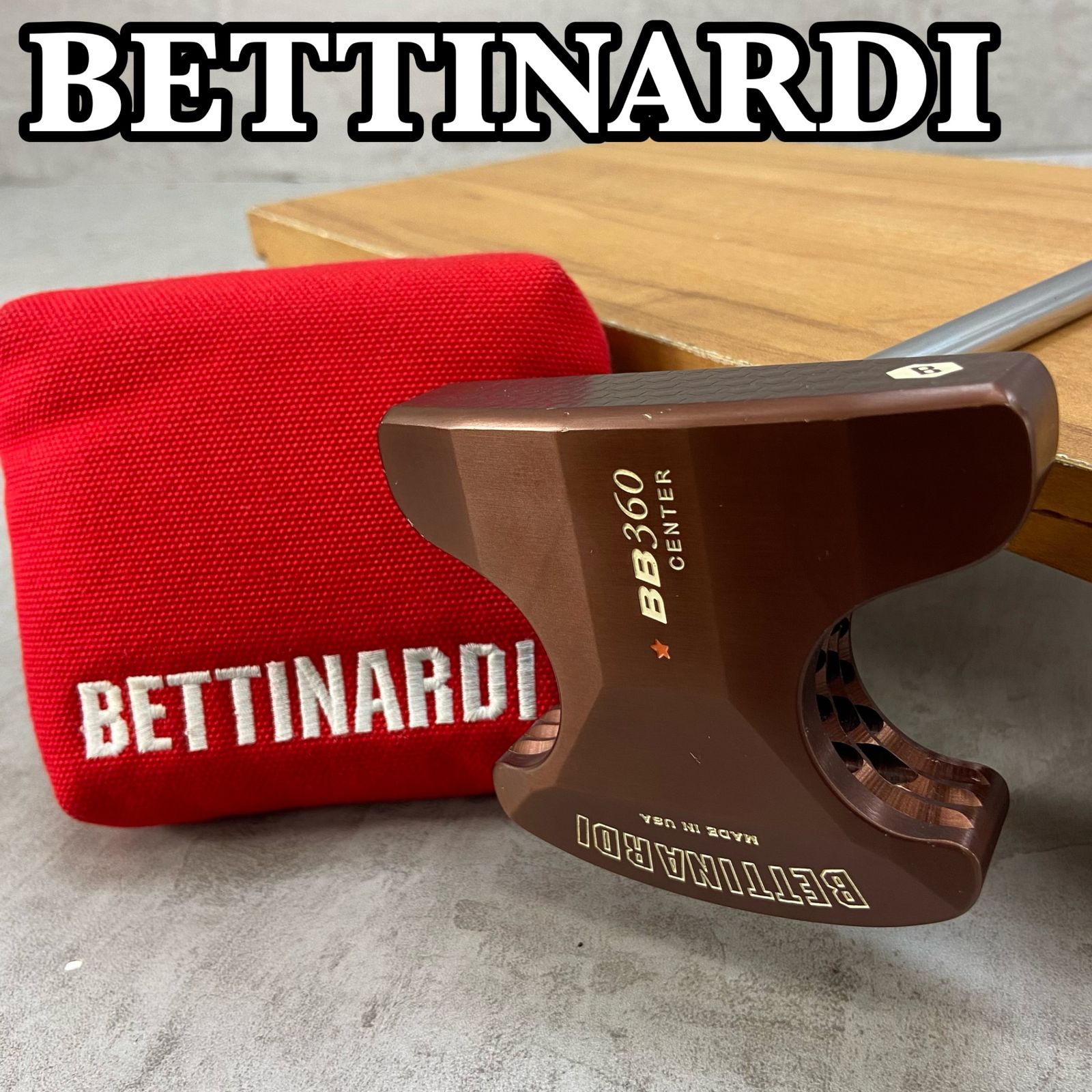 ベティナルディ BB360 メンズゴルフ パター 右利き用 BETTINARDI センターネック