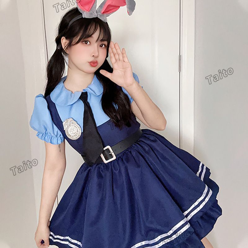 コスプレ 衣装 ロングドレス 新作ズートピア ジュディ・ニック