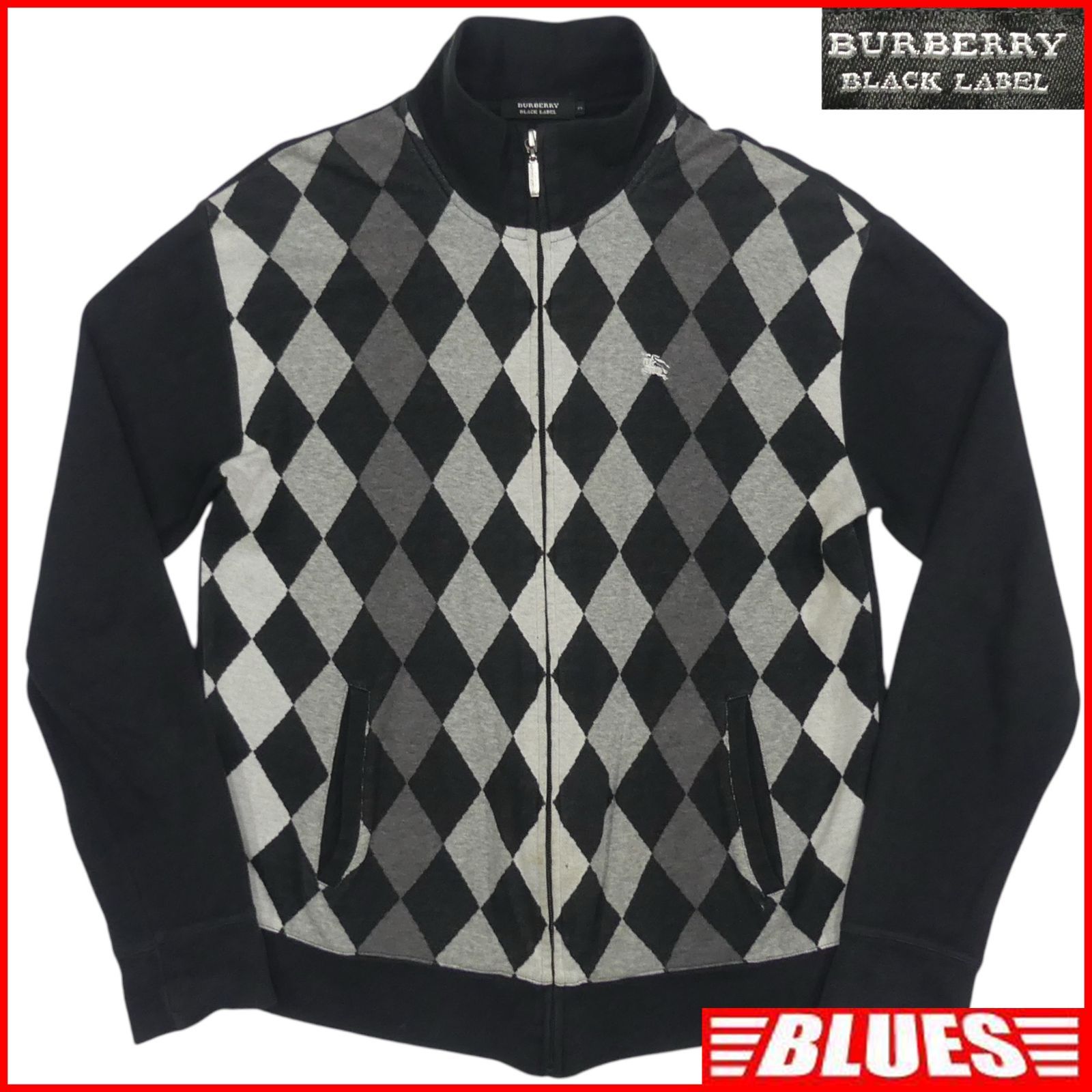 バーバリー　ブルゾン BURBERRY BLACK LABEL 廃盤 バーバリーブラックレーベル ニット