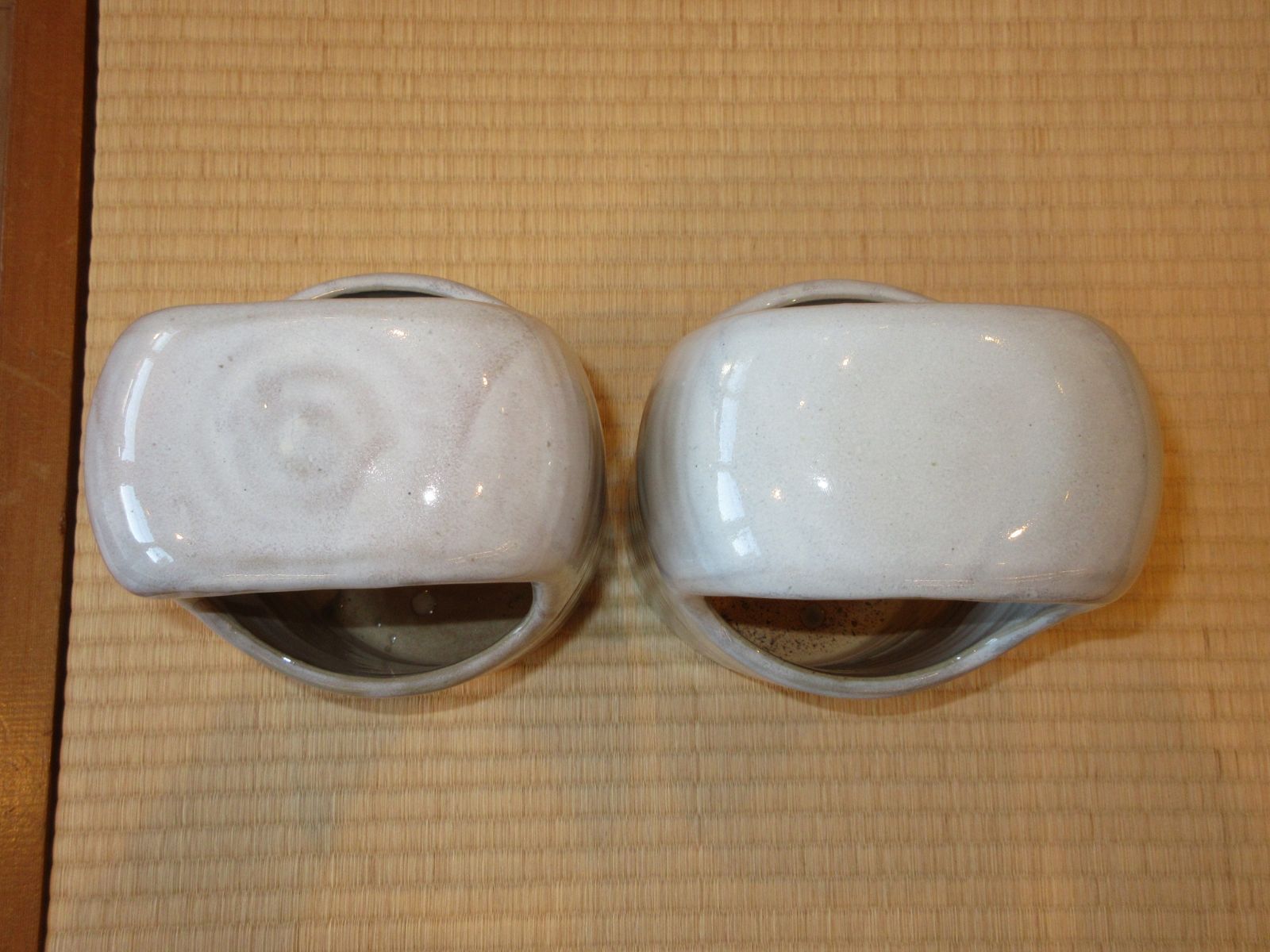 ぴったり 逢絢亭 茶道具 手あぶり 萩焼 一双 田原陶兵衛