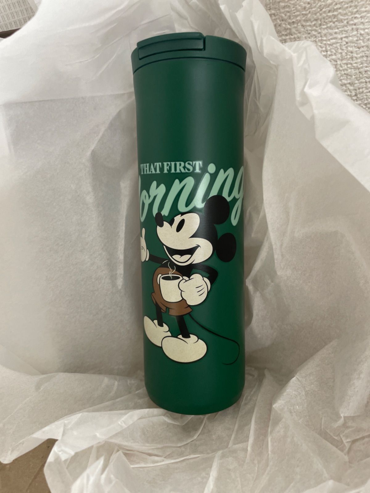 DISNEY スターバックス タンブラー ボトル Mickey フリップ