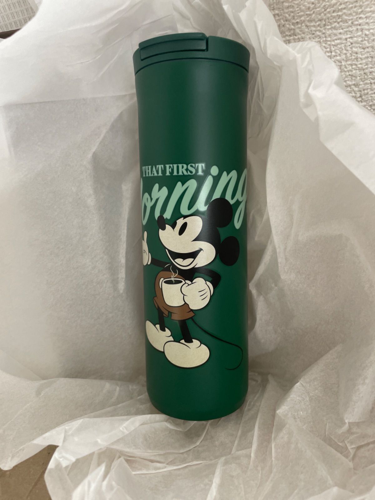 DISNEY スターバックス タンブラー ボトル Mickey フリップリッド ...