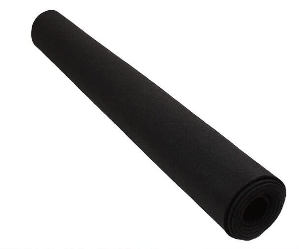 毛氈　下敷　全紙二枚判（90cmｘ300cm）黒色3ｍｍ　厚　大判　茶道　書道 毛氈 下敷 全紙二枚判（90cmx300cm）黒色3mm 厚 大判 茶道 書道